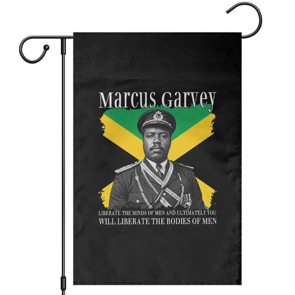 Marcus Garvey Liberation Quote Garden Flag Liberate The Minds Of Men TS12 Black Print Your Wear