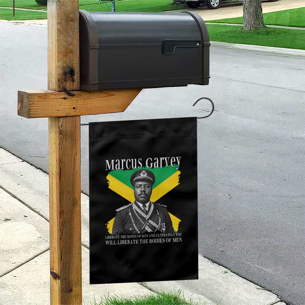 Marcus Garvey Liberation Quote Garden Flag Liberate The Minds Of Men TS12 Print Your Wear
