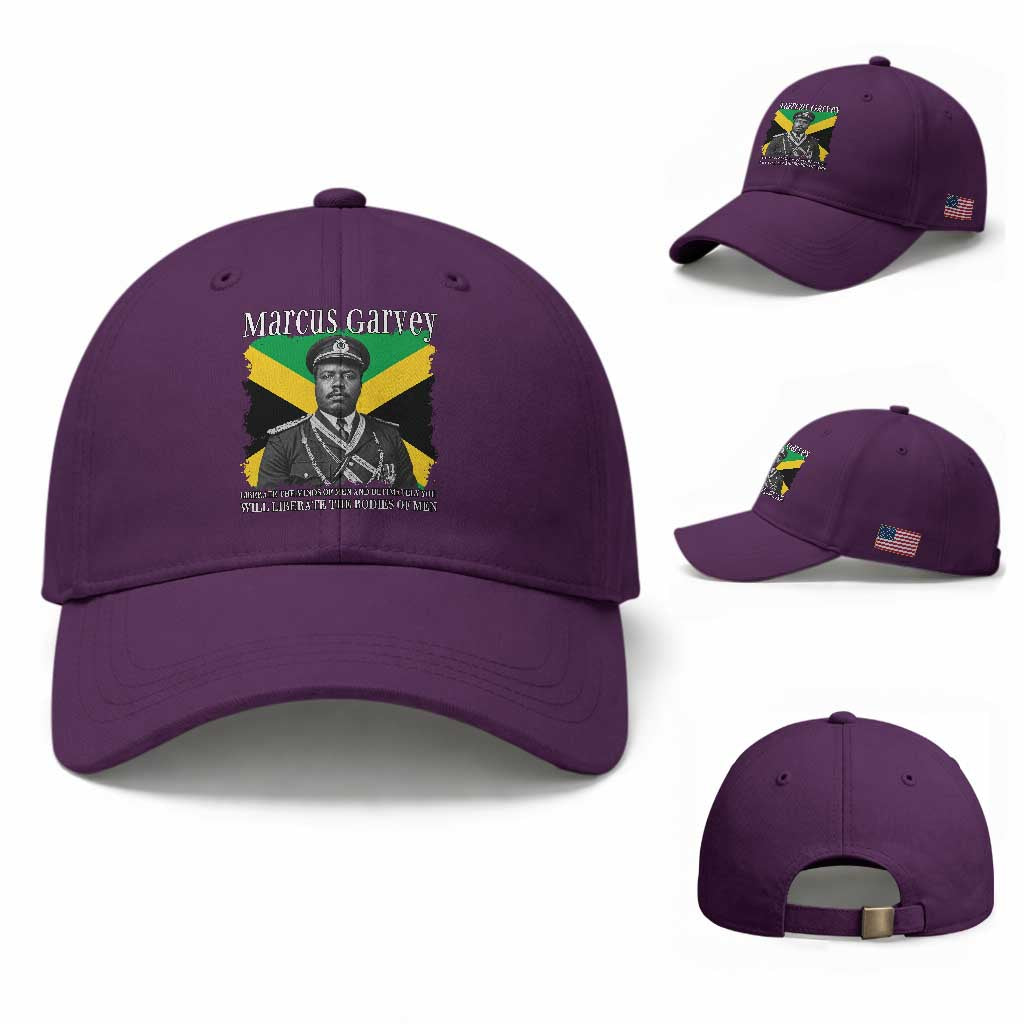 Marcus Garvey Liberation Quote Baseball Cap Liberate The Minds Of Men TS12 Baseball Cap Universal Fit Purple Print Your Wear