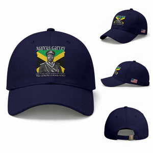 Marcus Garvey Liberation Quote Baseball Cap Liberate The Minds Of Men TS12 Baseball Cap Universal Fit Dark Blue Print Your Wear