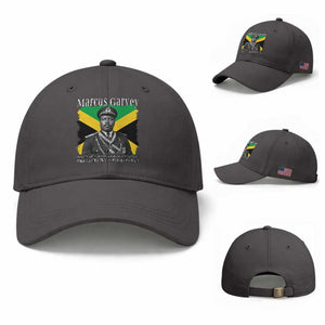 Marcus Garvey Liberation Quote Baseball Cap Liberate The Minds Of Men TS12 Baseball Cap Universal Fit Dark Gray Print Your Wear