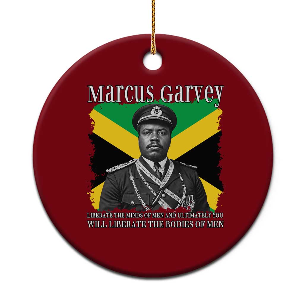 Marcus Garvey Liberation Quote Ceramic Ornament Liberate The Minds Of Men TS12 1pc Red Print Your Wear
