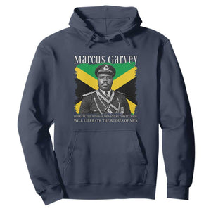 Marcus Garvey Liberation Quote Hoodie Liberate The Minds Of Men TS12 Navy Print Your Wear