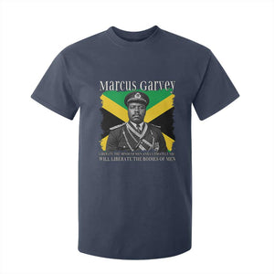 Marcus Garvey Liberation Quote T Shirt For Kid Liberate The Minds Of Men TS12 Navy Print Your Wear