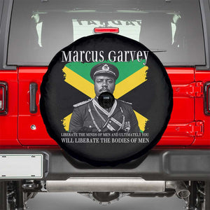Marcus Garvey Liberation Quote Spare Tire Cover Liberate The Minds Of Men TS12 Black Print Your Wear
