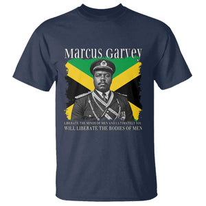 Marcus Garvey Liberation Quote T Shirt Liberate The Minds Of Men TS12 Navy Print Your Wear