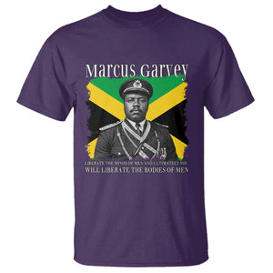 Marcus Garvey Liberation Quote T Shirt Liberate The Minds Of Men TS12 Purple Print Your Wear