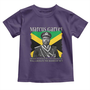Marcus Garvey Liberation Quote Toddler T Shirt Liberate The Minds Of Men TS12 Purple Print Your Wear