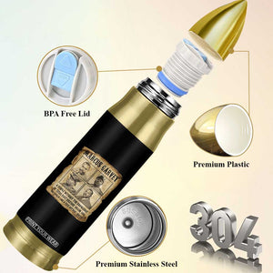 Vintage Marcus Garvey Quote Bullet Tumbler A People Without Knowledge Of Their Past TS12 Print Your Wear