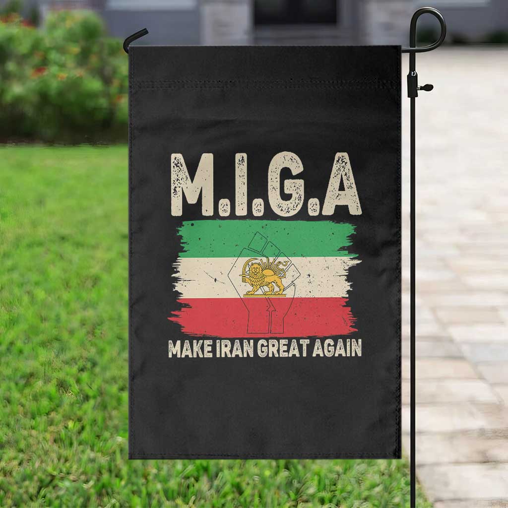 Make Iran Great Again Garden Flag Iran 2026 Resistance TS12 Print Your Wear