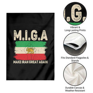 Make Iran Great Again Garden Flag Iran 2026 Resistance TS12 Print Your Wear