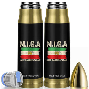 Make Iran Great Again Bullet Tumbler Iran 2026 Resistance TS12 Black Print Your Wear