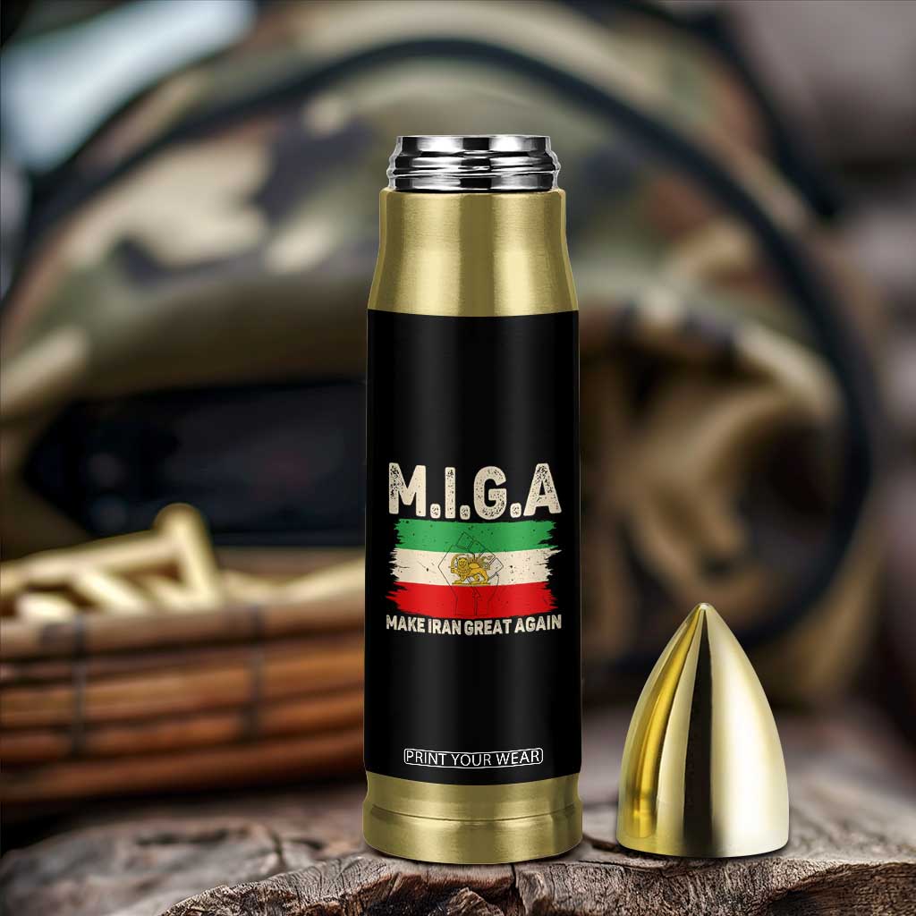 Make Iran Great Again Bullet Tumbler Iran 2026 Resistance TS12 Print Your Wear