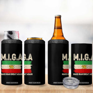 Make Iran Great Again 4 in 1 Can Cooler Tumbler Iran 2026 Resistance TS12 Print Your Wear