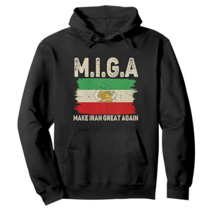 Make Iran Great Again Hoodie Iran 2026 Resistance TS12 Black Print Your Wear