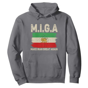 Make Iran Great Again Hoodie Iran 2026 Resistance TS12 Charcoal Print Your Wear