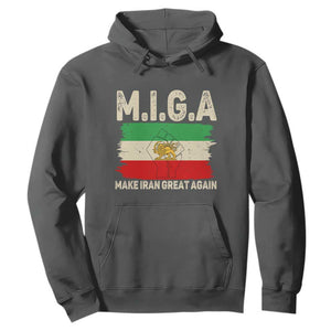 Make Iran Great Again Hoodie Iran 2026 Resistance TS12 Dark Heather Print Your Wear