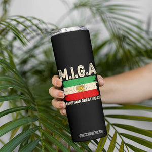 Make Iran Great Again Skinny Tumbler Iran 2026 Resistance TS12 Print Your Wear