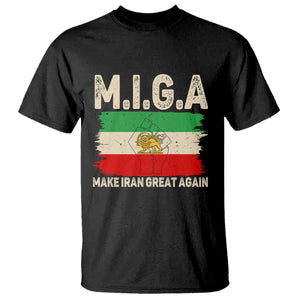Make Iran Great Again T Shirt Iran 2026 Resistance TS12 Black Print Your Wear