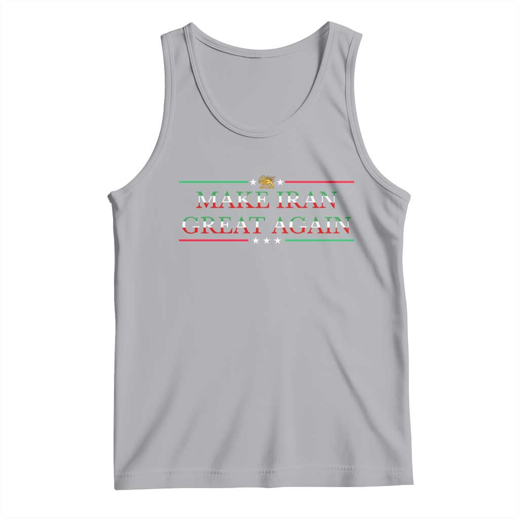 Make Iran Great Again Tank Top Patriotic Iranian Gift TS12 Athletic Heather Print Your Wear