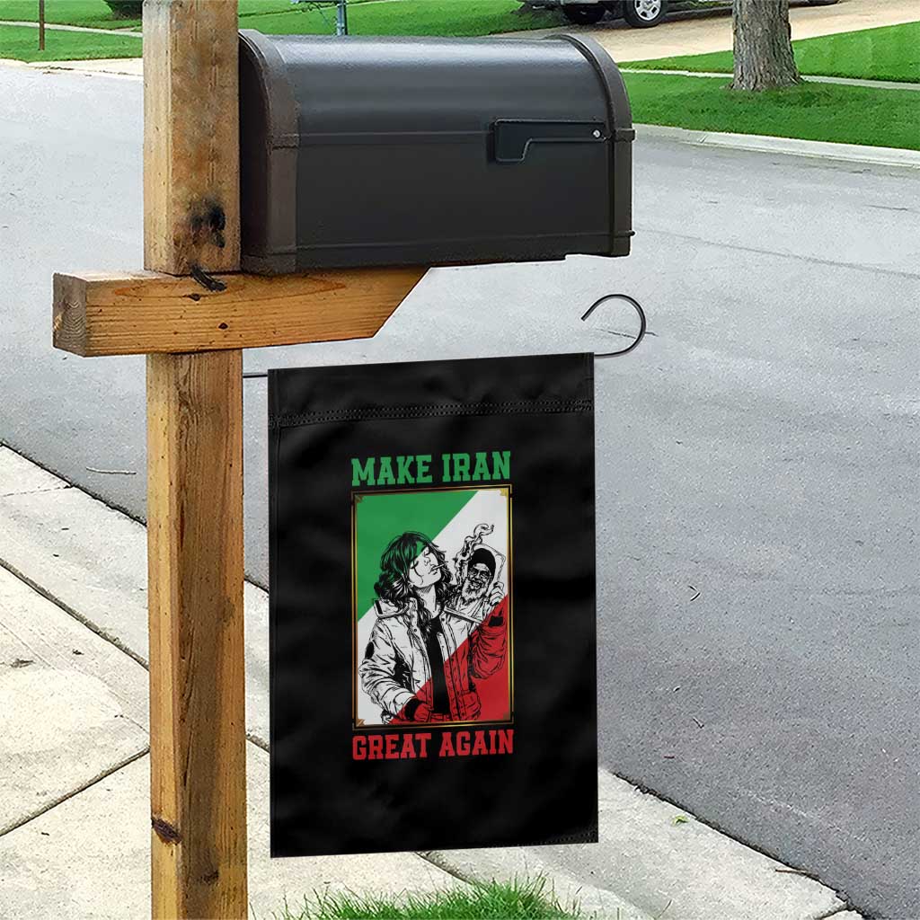 Make Iran Great Again Garden Flag Patriotic Iranian Heritage Gift TS12 Print Your Wear