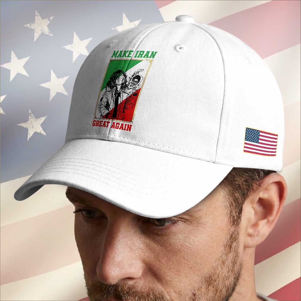 Make Iran Great Again Baseball Cap Patriotic Iranian Heritage Gift TS12 Print Your Wear