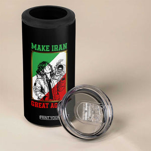Make Iran Great Again 4 in 1 Can Cooler Tumbler Patriotic Iranian Heritage Gift TS12 Print Your Wear