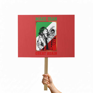 Make Iran Great Again Protest Sign Patriotic Iranian Heritage Gift TS12 Horizontal 18" × 24" Red Print Your Wear