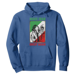 Make Iran Great Again Hoodie Patriotic Iranian Heritage Gift TS12 Royal Blue Print Your Wear