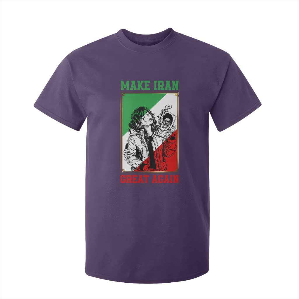 Make Iran Great Again T Shirt For Kid Patriotic Iranian Heritage Gift TS12 Purple Print Your Wear