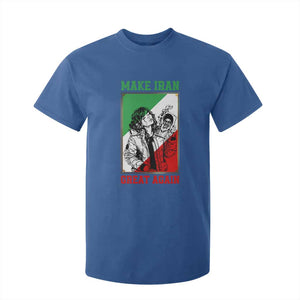 Make Iran Great Again T Shirt For Kid Patriotic Iranian Heritage Gift TS12 Royal Blue Print Your Wear