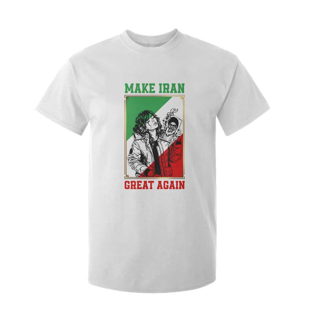 Make Iran Great Again T Shirt For Kid Patriotic Iranian Heritage Gift TS12 White Print Your Wear