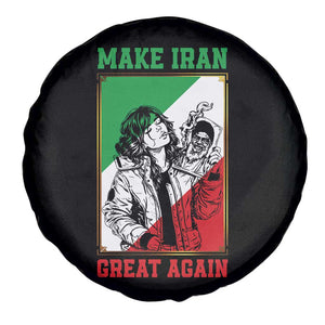 Make Iran Great Again Spare Tire Cover Patriotic Iranian Heritage Gift TS12 Print Your Wear