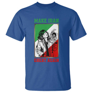 Make Iran Great Again T Shirt Patriotic Iranian Heritage Gift
