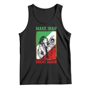Make Iran Great Again Tank Top Patriotic Iranian Heritage Gift TS12 Black Print Your Wear