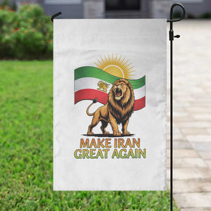 Patriotic Iranian Pride Gift Garden Flag Make Iran Great Again TS12 Print Your Wear