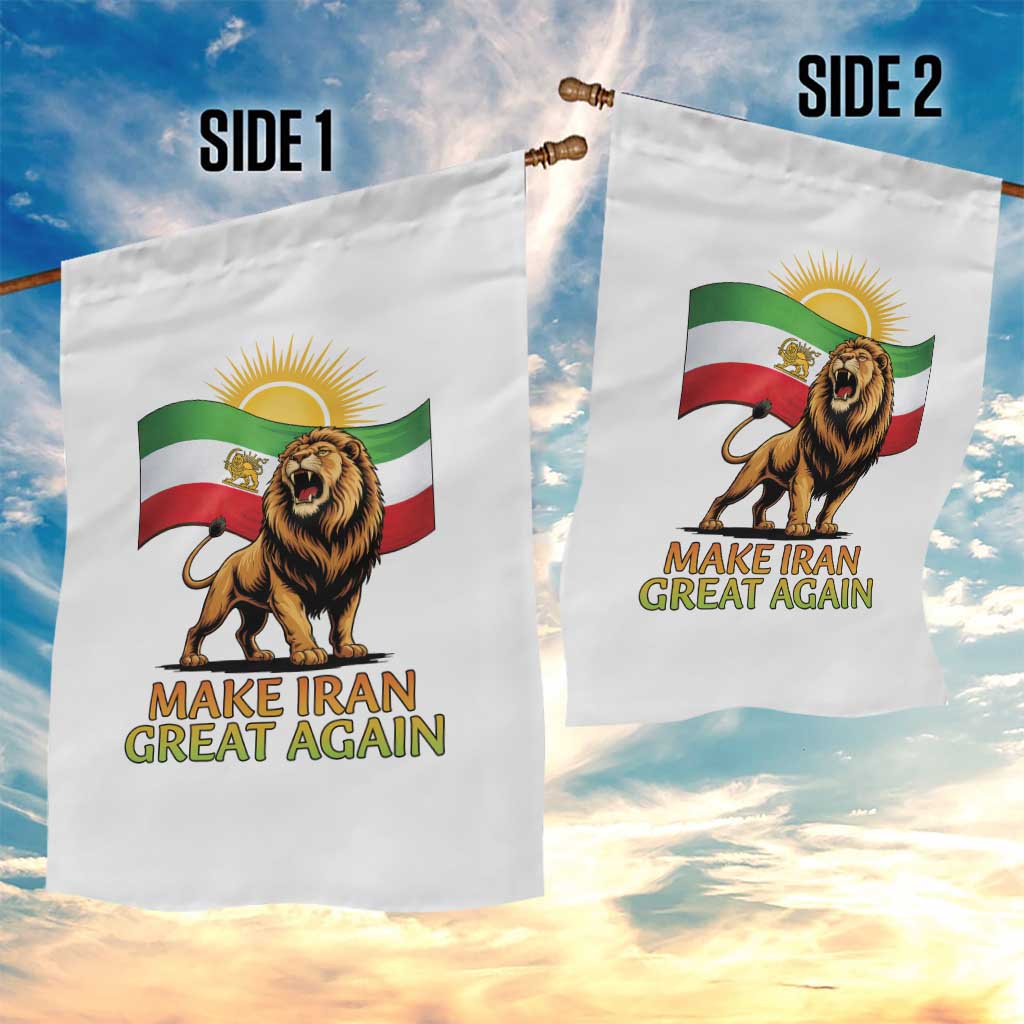 Patriotic Iranian Pride Gift Garden Flag Make Iran Great Again TS12 Print Your Wear