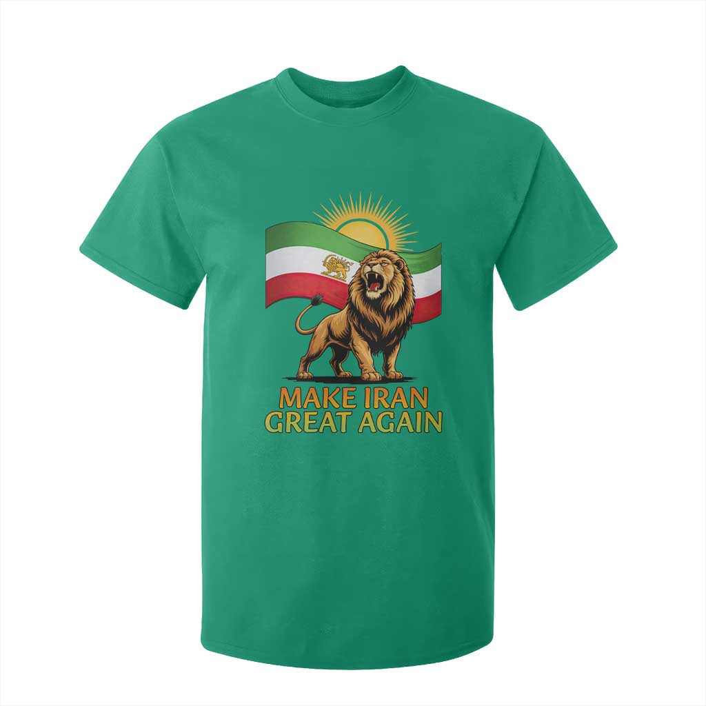 Patriotic Iranian Pride Gift T Shirt For Kid Make Iran Great Again TS12 Irish Green Print Your Wear