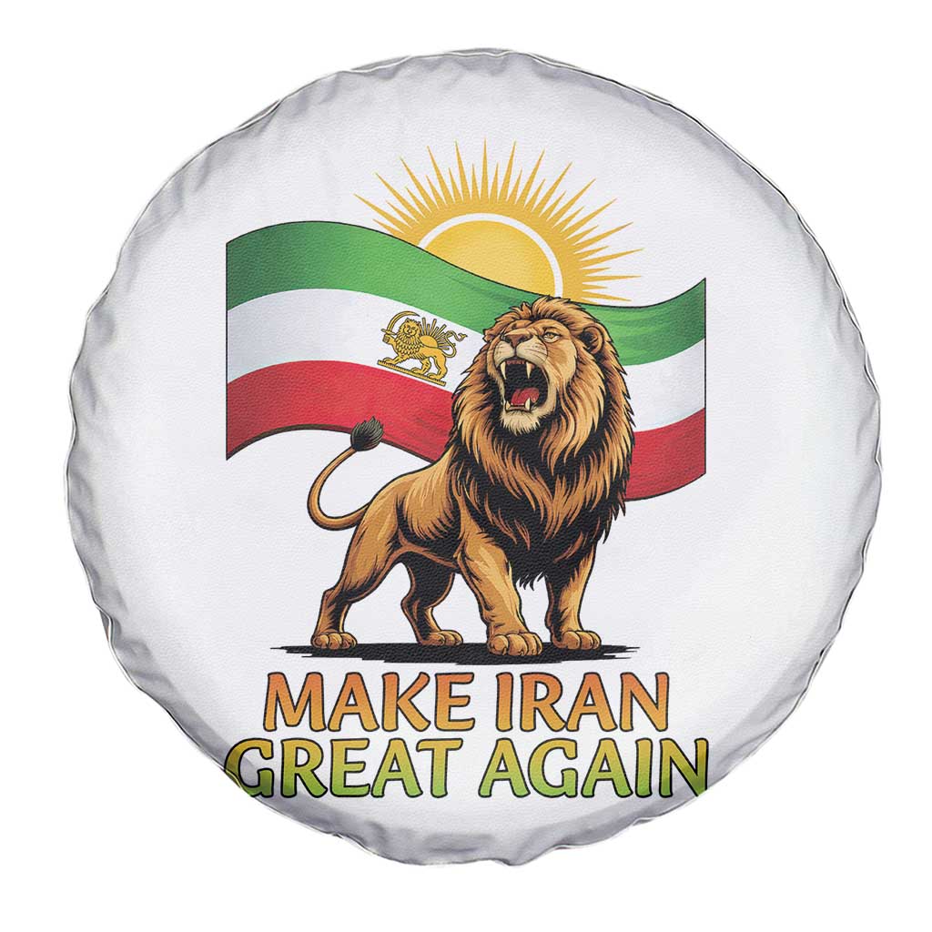 Patriotic Iranian Pride Gift Spare Tire Cover Make Iran Great Again TS12 Print Your Wear