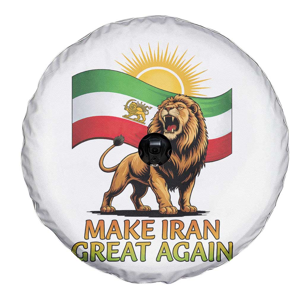 Patriotic Iranian Pride Gift Spare Tire Cover Make Iran Great Again TS12 Print Your Wear
