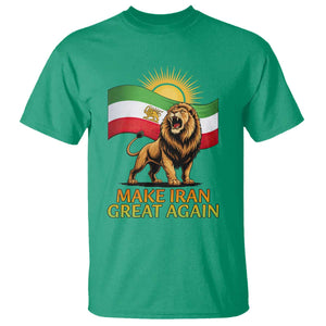 Patriotic Iranian Pride Gift T Shirt Make Iran Great Again TS12 Irish Green Print Your Wear
