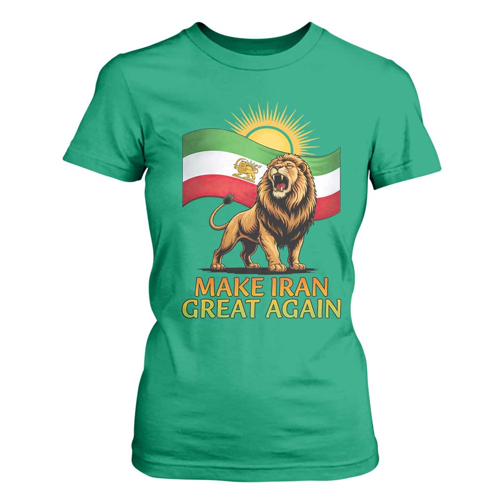 Patriotic Iranian Pride Gift T Shirt For Women Make Iran Great Again TS12 Irish Green Print Your Wear