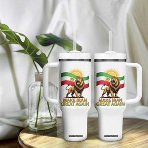 Patriotic Iranian Pride Gift Tumbler With Handle Make Iran Great Again TS12 Print Your Wear