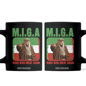 Make Iran Great Again Coffee Mug Free Iran Protest TS12 Black Print Your Wear