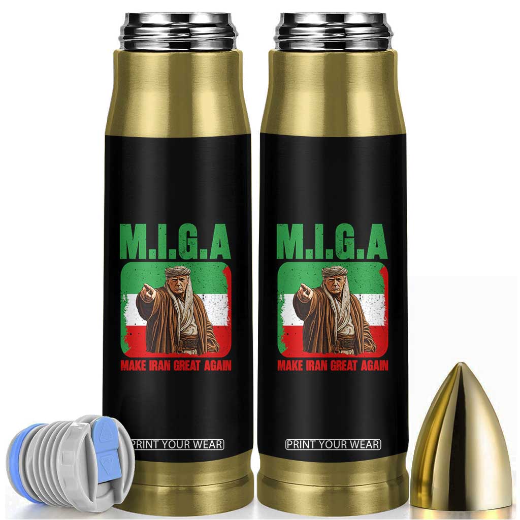 Make Iran Great Again Bullet Tumbler Free Iran Protest TS12 Black Print Your Wear