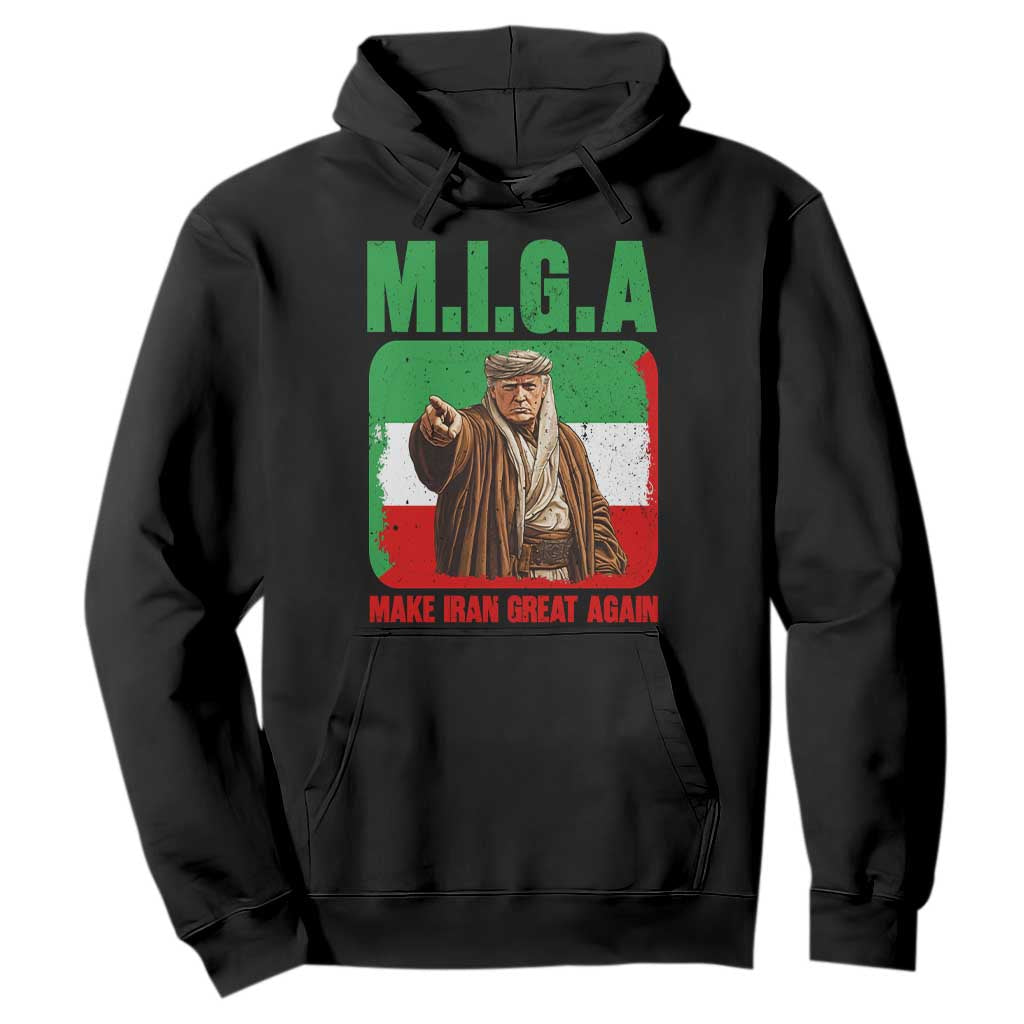 Make Iran Great Again Hoodie Free Iran Protest TS12 Black Print Your Wear