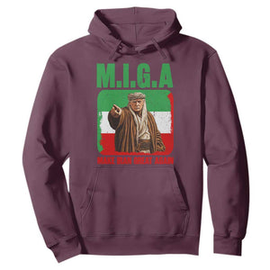 Make Iran Great Again Hoodie Free Iran Protest TS12 Maroon Print Your Wear