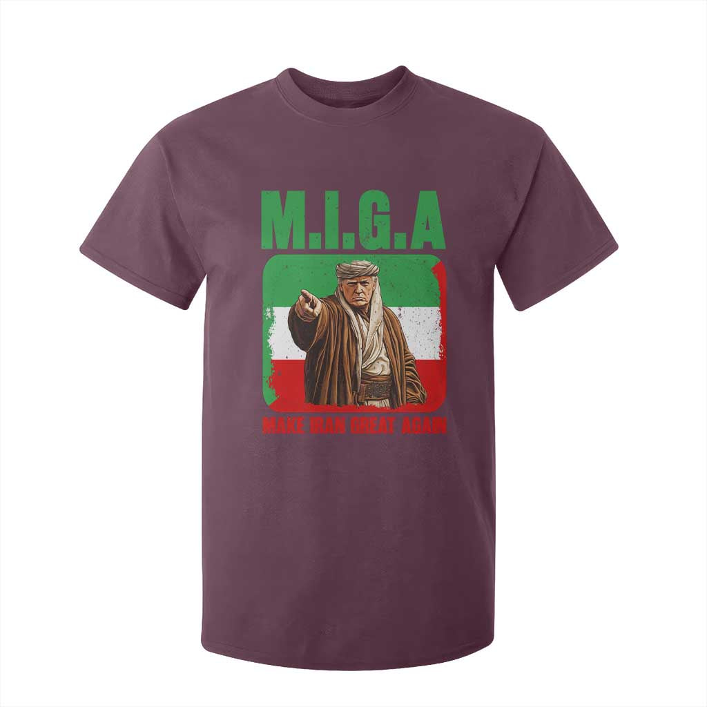 Make Iran Great Again T Shirt For Kid Free Iran Protest TS12 Maroon Print Your Wear