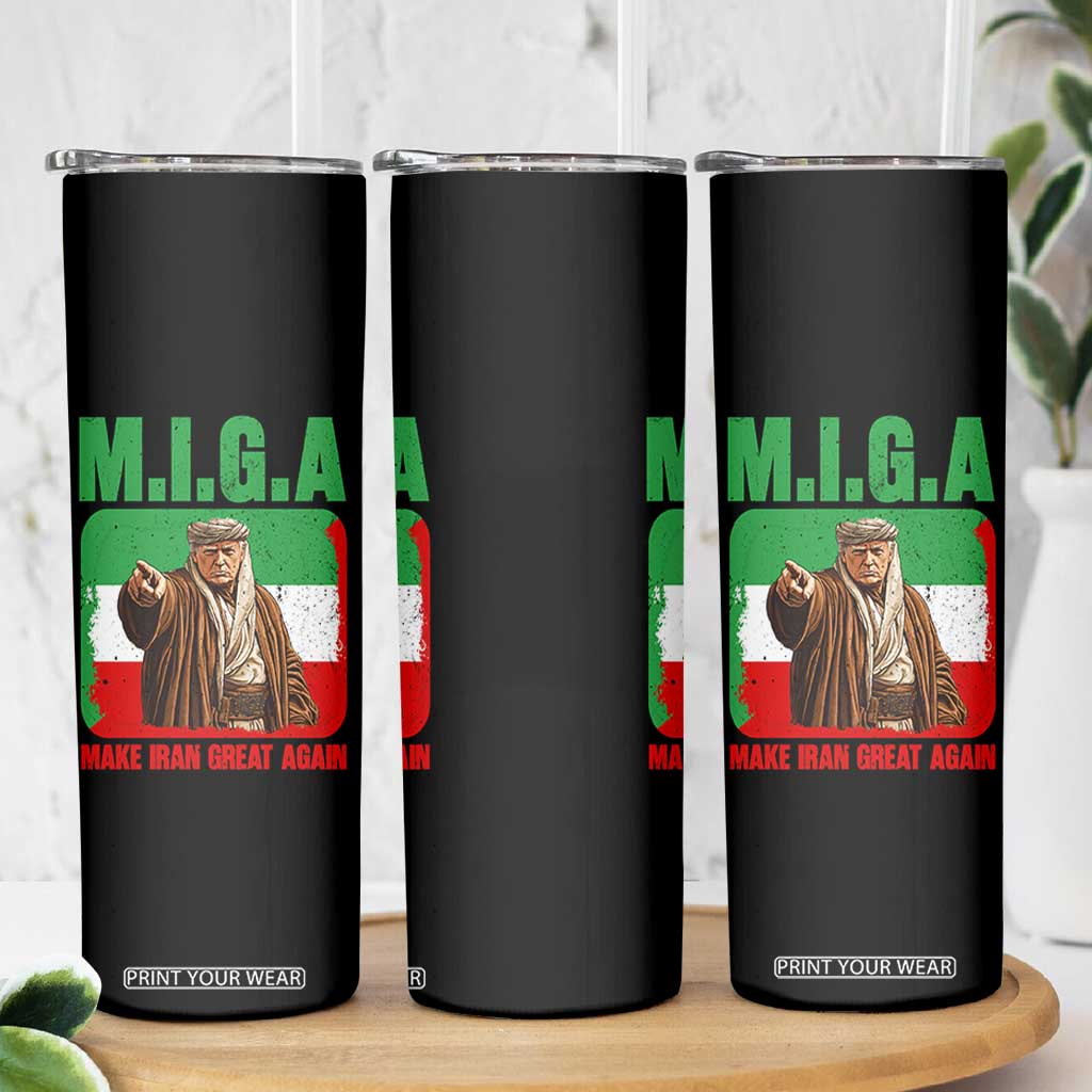 Make Iran Great Again Skinny Tumbler Free Iran Protest TS12 Print Your Wear