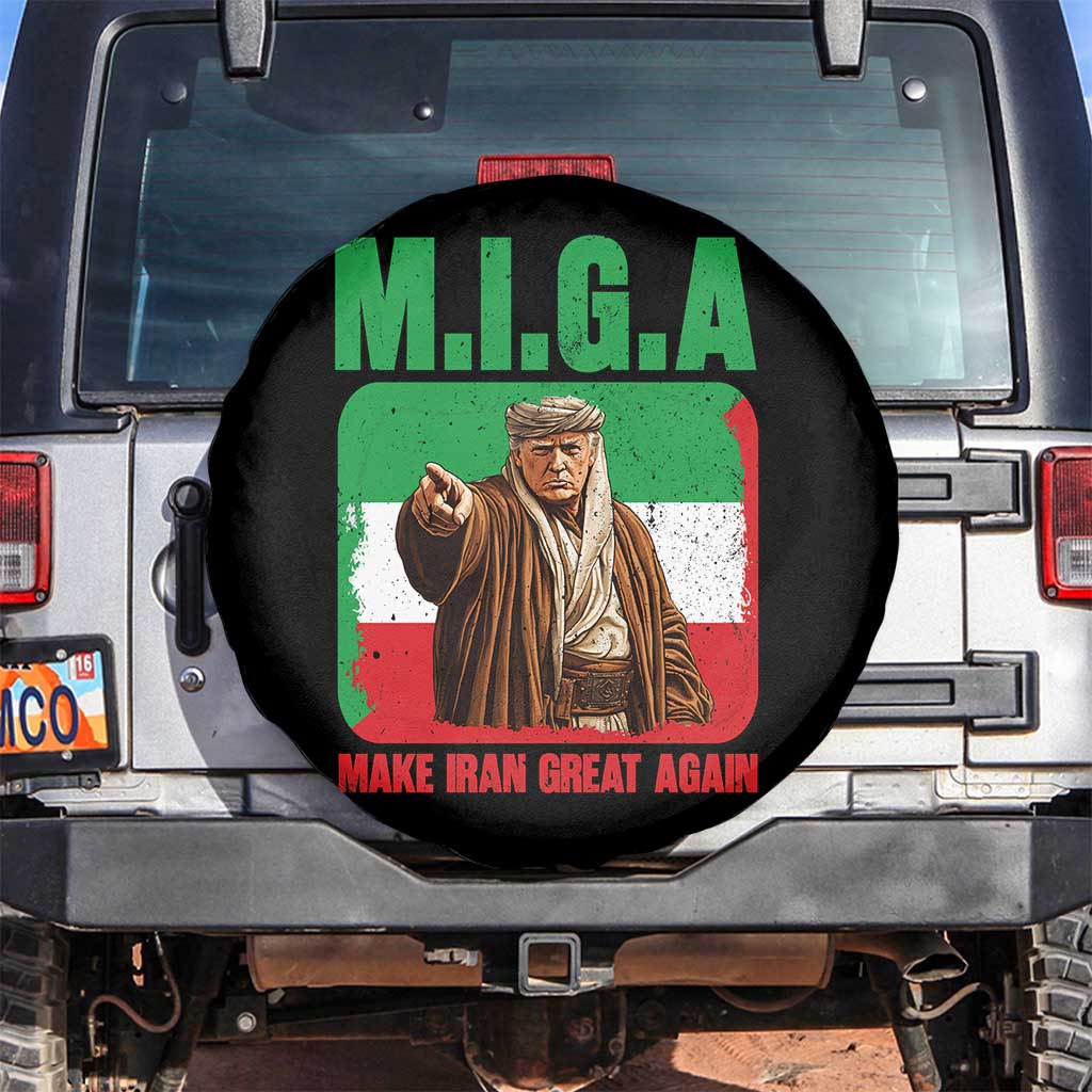 Make Iran Great Again Spare Tire Cover Free Iran Protest TS12 No hole Black Print Your Wear